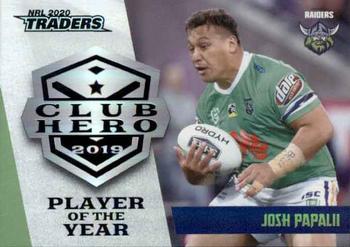 2020 NRL Traders - Club Heroes #CH 03 Josh Papalii Front